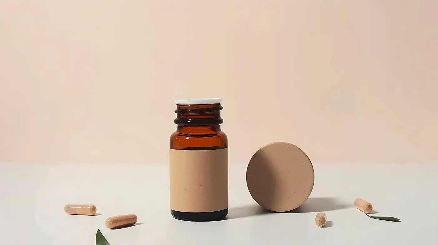 BPC-157 capsules on table for oral peptide supplementation