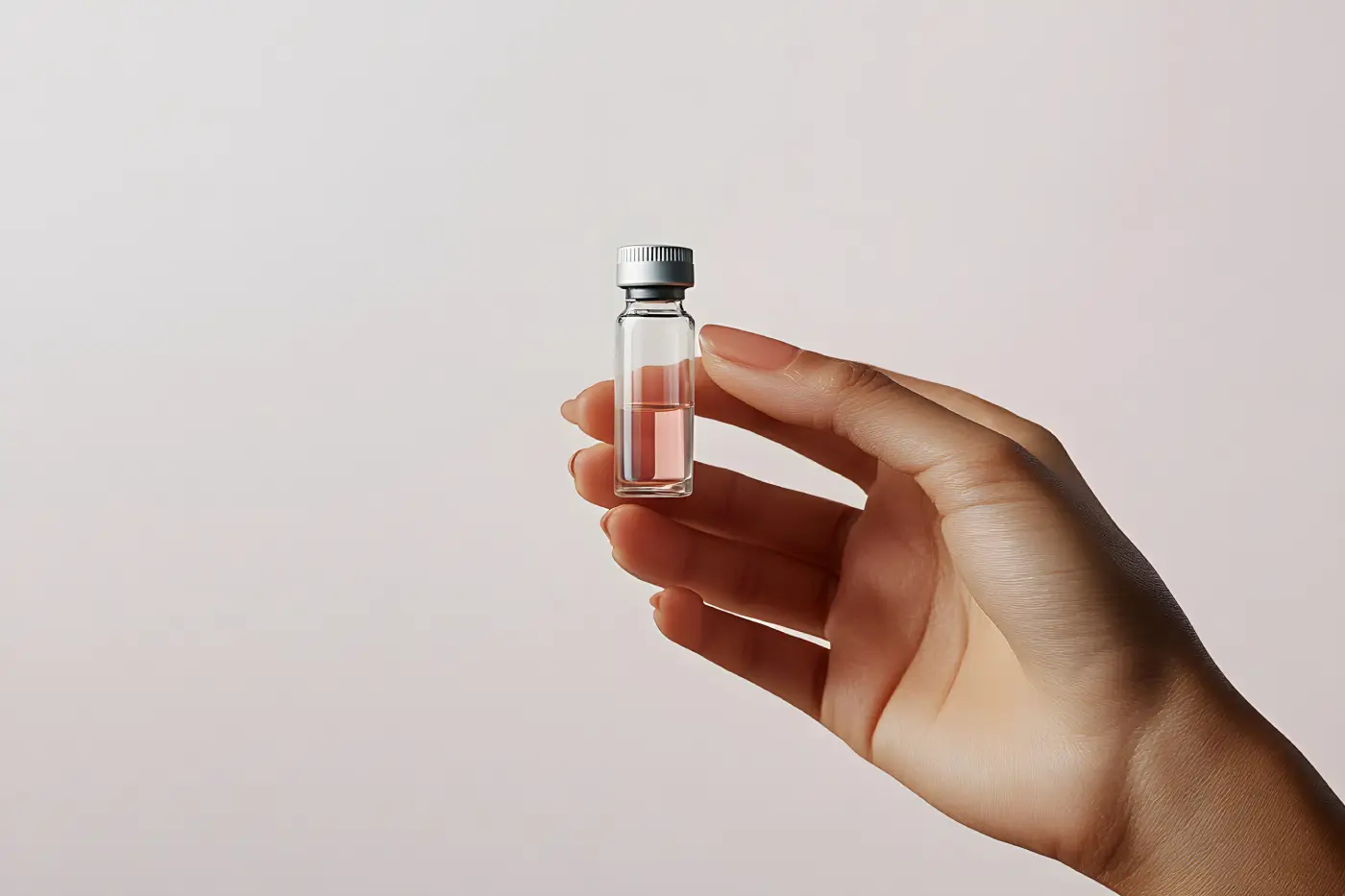 Medical vial with powdered peptides for Wolverine Blend therapy