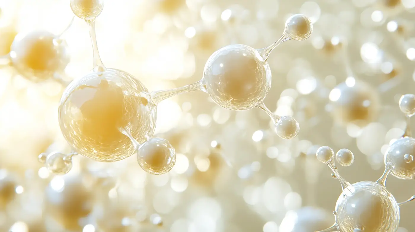 3D molecule model symbolizing BPC-157