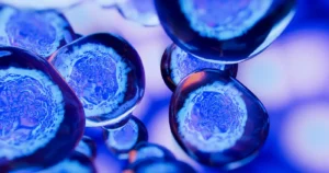 Molecular bonds symbolizing Umbilical Cord Stem Cells