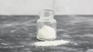 Wolverine Blend peptide powder in glass vial