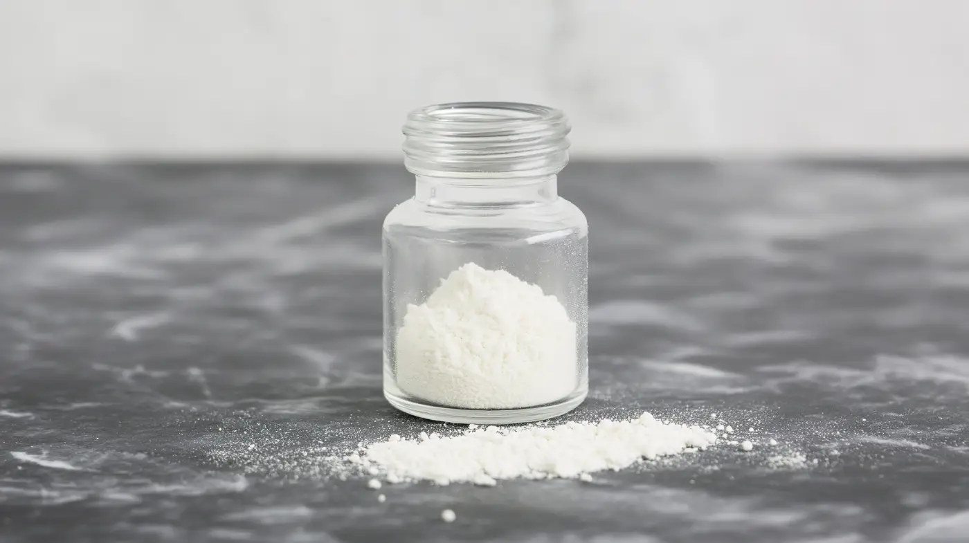Wolverine Blend peptide powder in glass vial